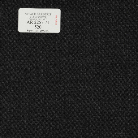AR 2257 71 CANONICO - 100% Wool - Xám Trơn